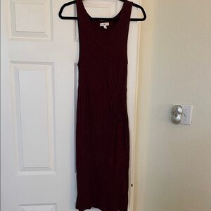BP Burgundy Midi Dress